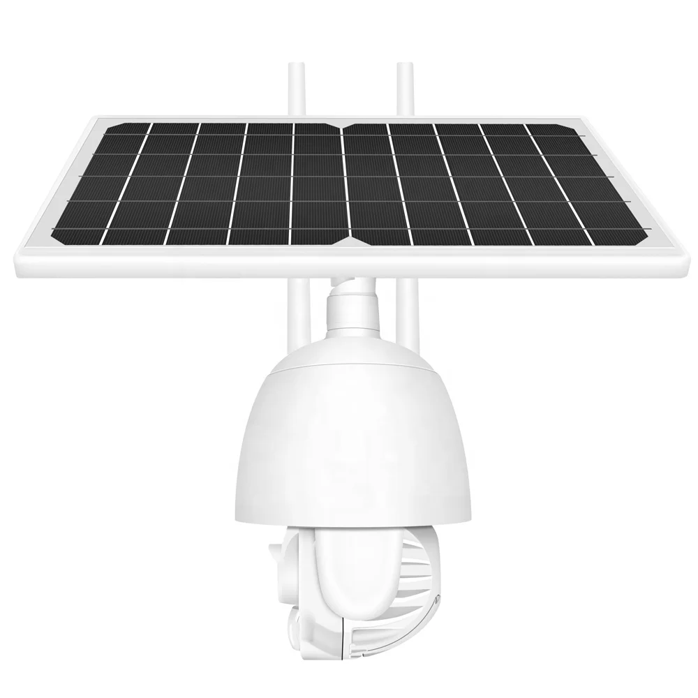 New Arrival 4G SIM Card HD 1080P PIR Intelligent Full Color  8W Solar Panel Two way Audio Network Security Camera With Battery