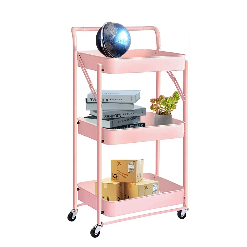 3 яруса кружевных тележка металлическая корзина ванная комната туалет туалетные принадлежности шкаф кухонный шкаф для хранения