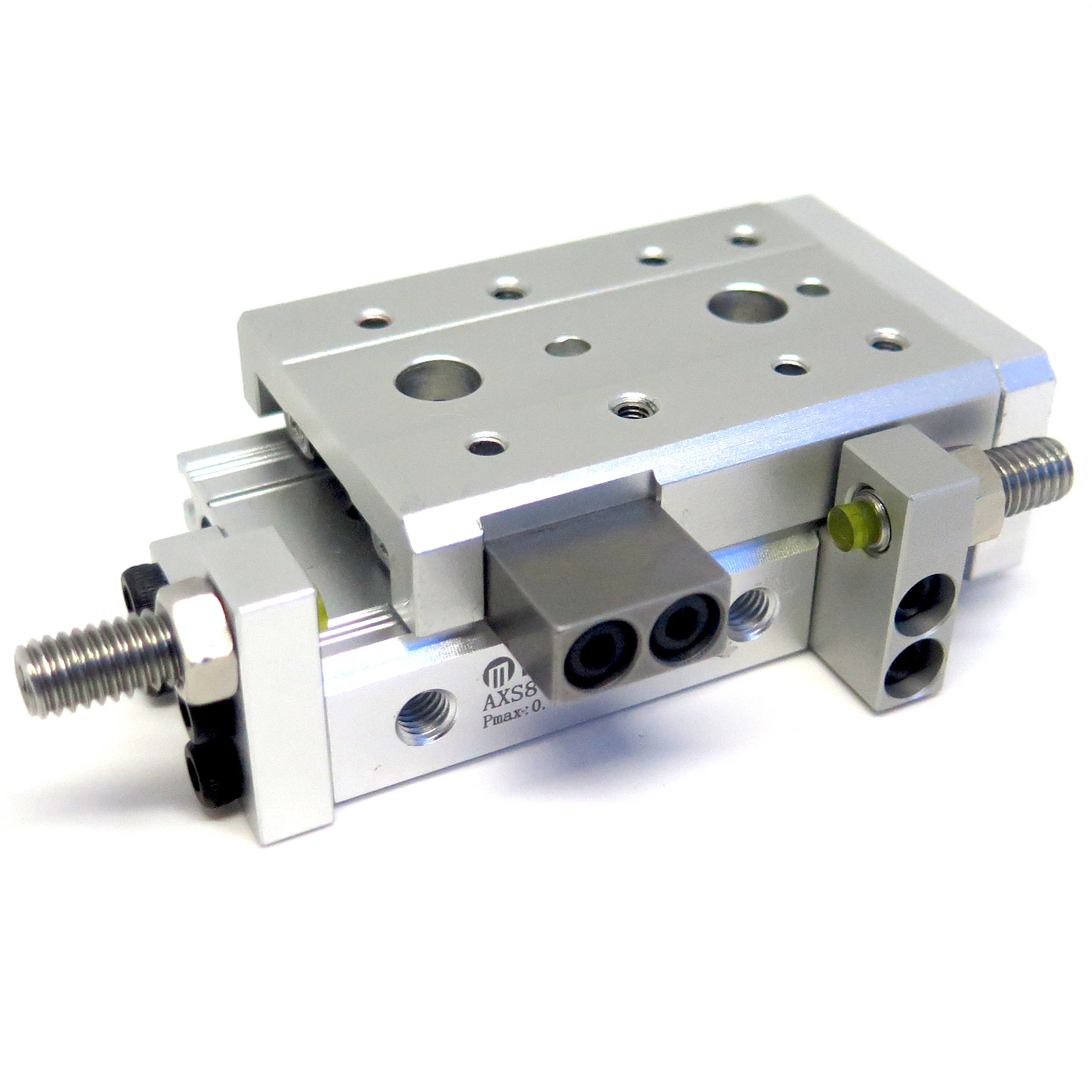 Maxair SMC Type AXS/MXS Series Cross Roller Guide Rail Air Pneumatic Sliding Table Cylinder