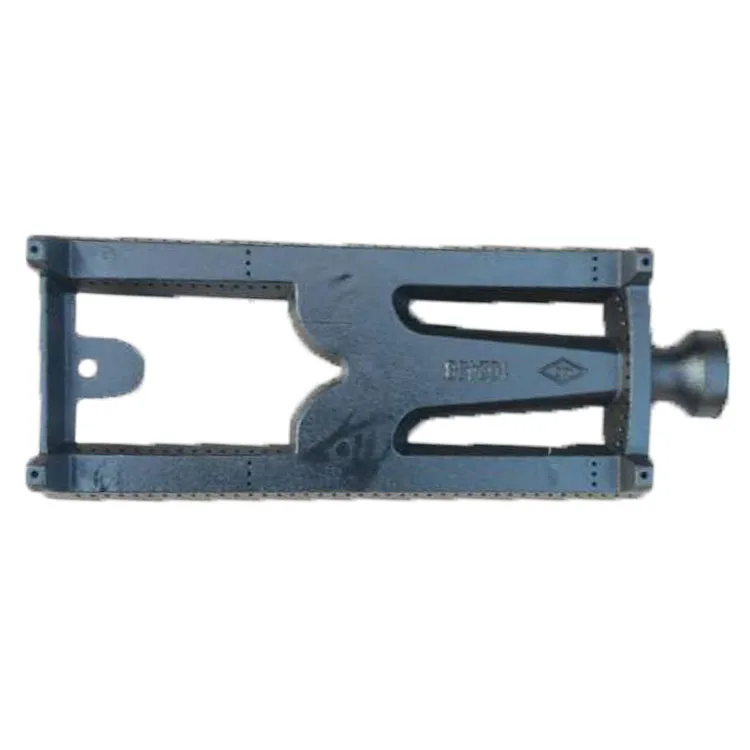 High Quality Cast iron grilling side burners 16 inch length H type Gas Grill burner