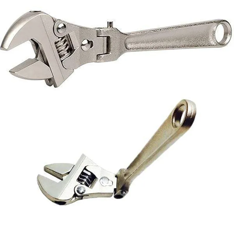 
180 degree rotating adjustable folding wrench 