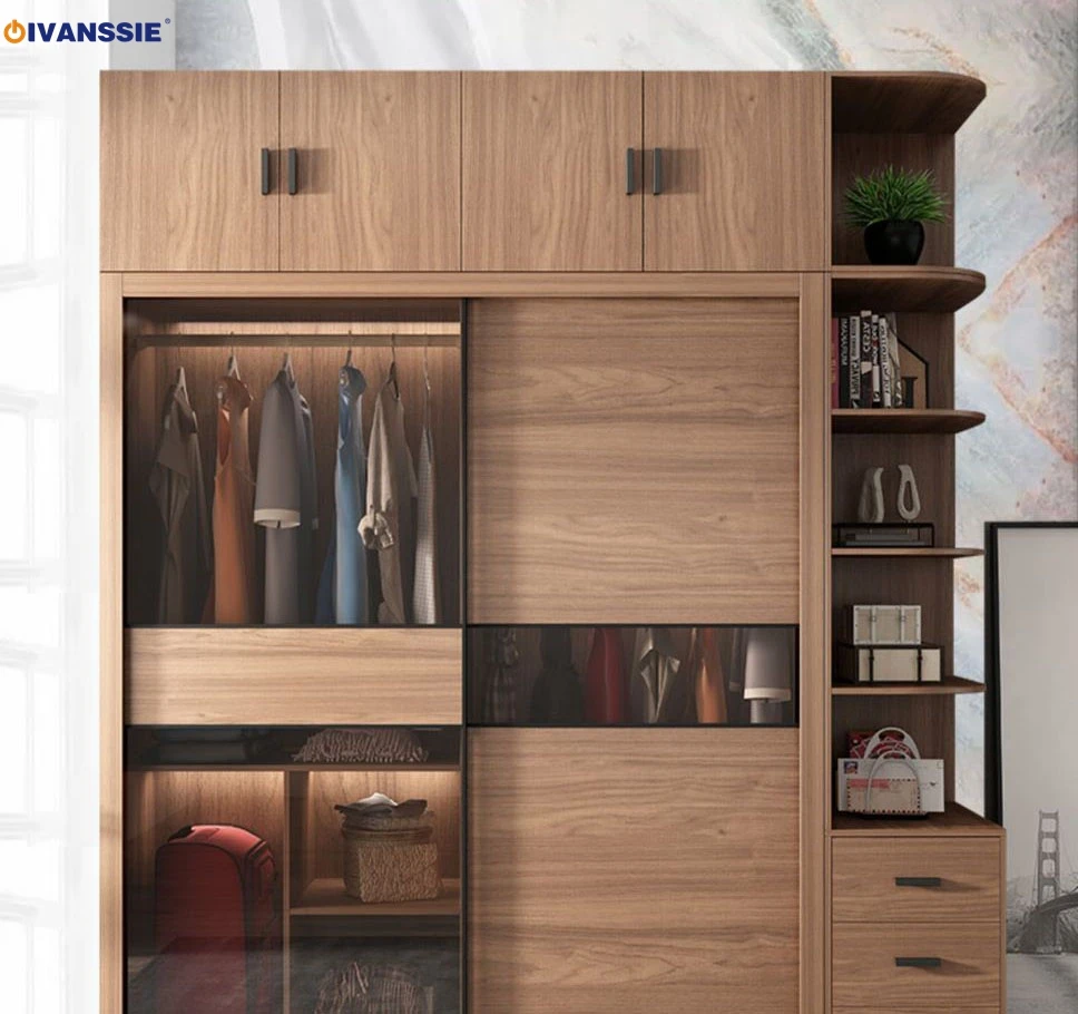 modern style wooden almirah designs bedroom wall wardrobe closet for home or mall living room furniture