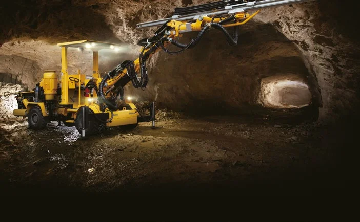 Underground 31 m2 One Boom Borehol Atlas Copco Hydraulic Drill Blast Hole Drill Rig Face Drilling Rig