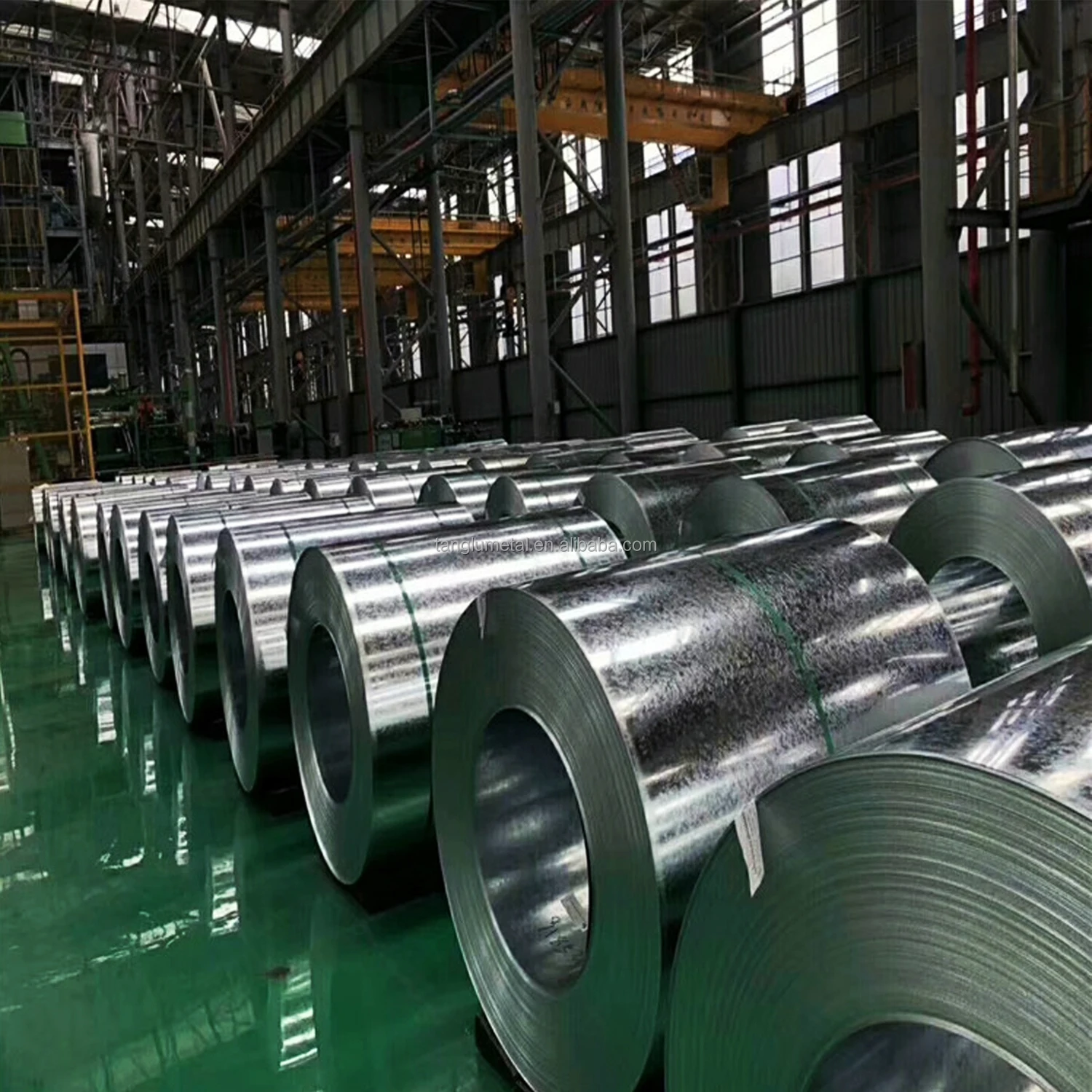 Top quality  DX51D ZINC coated Cold Rolled hot dip galvanized steel coils for roofing and walling
