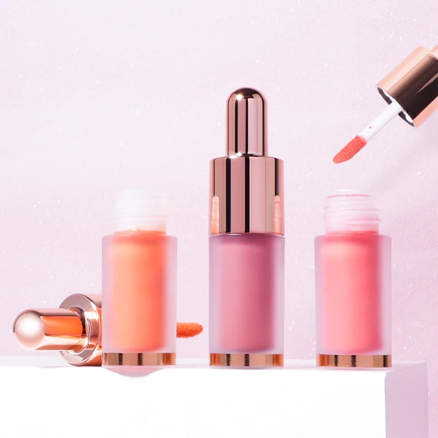 water tint blush blush private label custom color drops serum ball liquid blush high quality pigment create your own brand brush