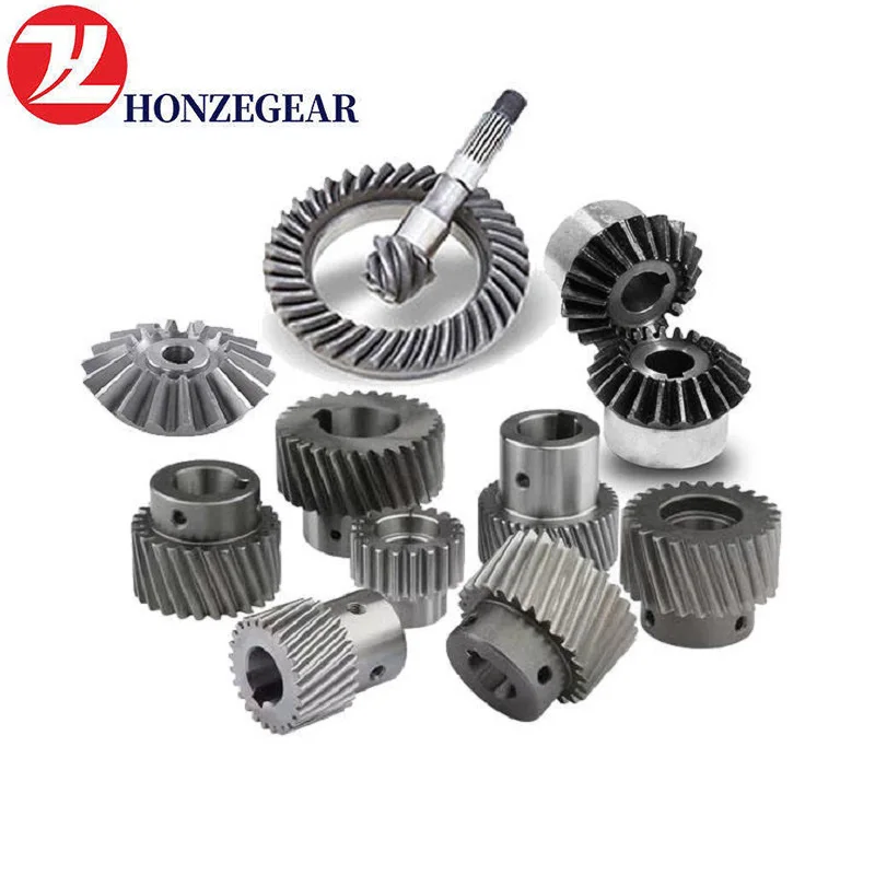 OEM CNC Machining Ground Spur Helical Gear Forging Custom Hot Forging Spiral Bevel Gear Motorcycle Transmission Gear