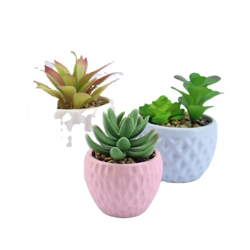 
Wholesale Home Furnishing Decoration Room Cup Ceramics Flower Round Pot Planter 
