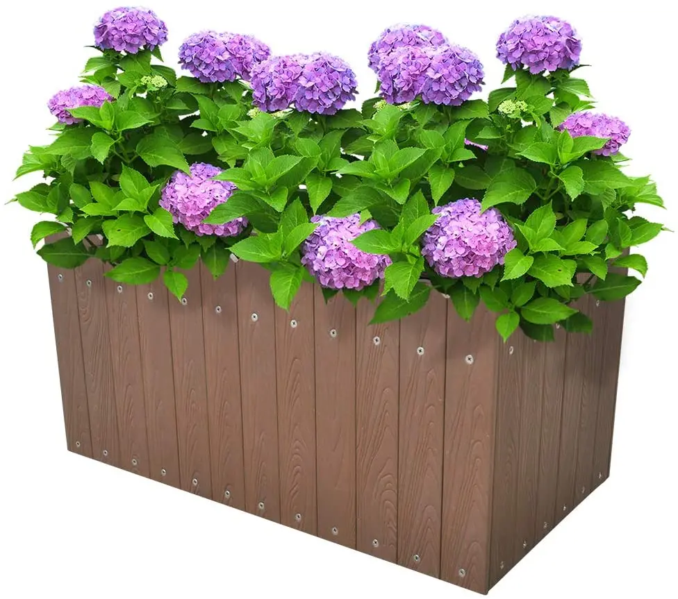 Natural Feeling Big Flower Pot Garden WPC Flower Planter Box
