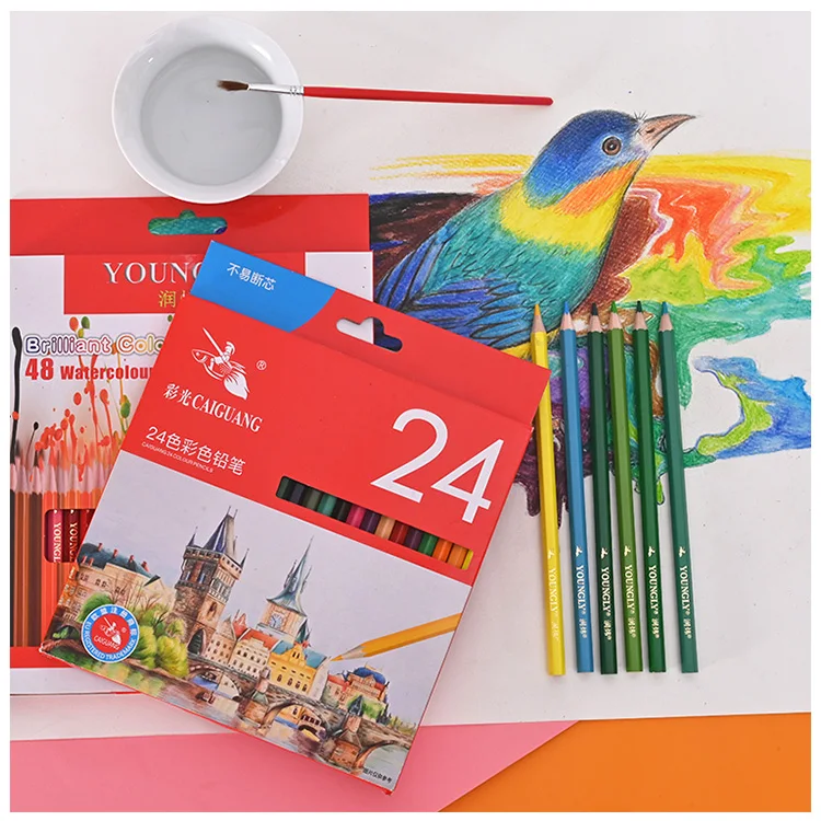
Stationary Set Supplies Pencil School Art Colored Pencils for Coloring Book Art Craft 