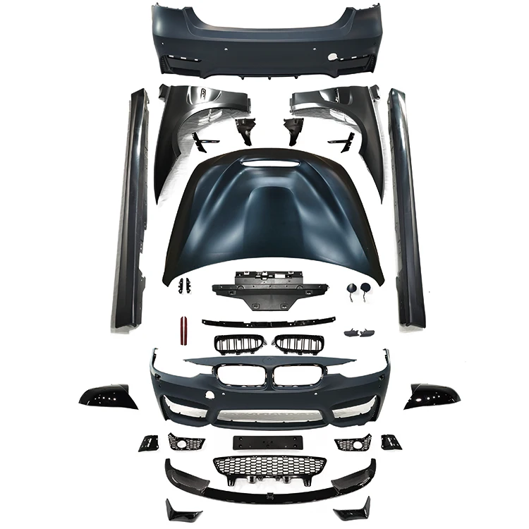 Hot selling car accessories China body kit for BMW 3 series F30/F35 M3 style car front bumper rear bumper side skirt