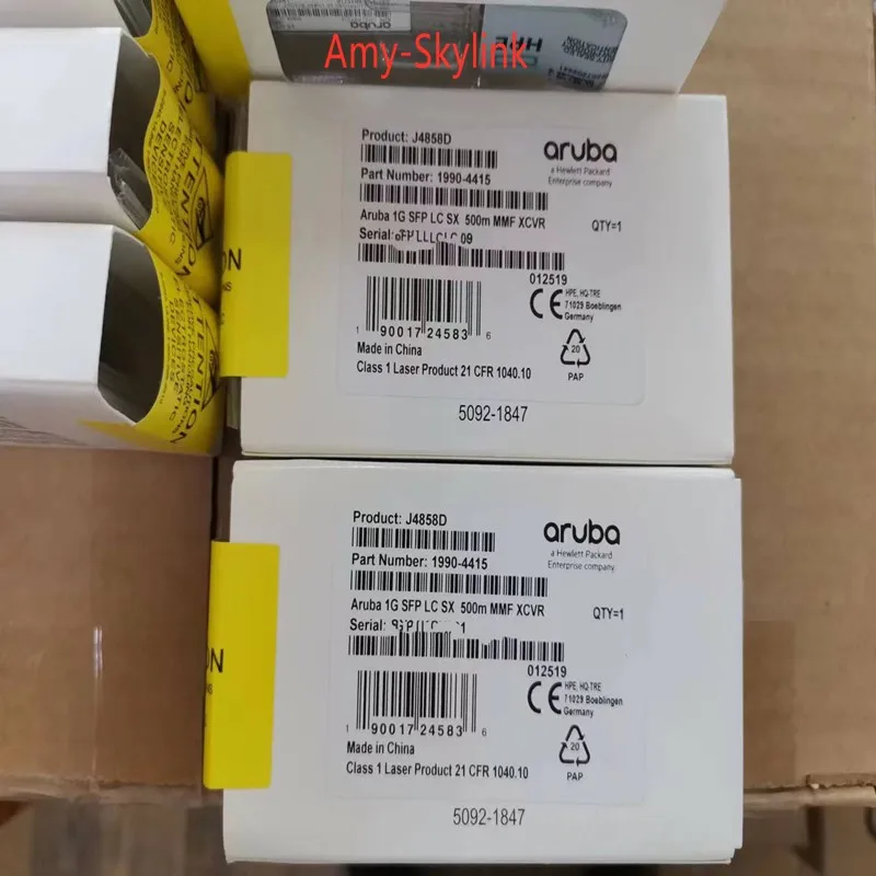 Оригинальный Новый aruba 1G SFP LC LX 10km SMF XCVR модуль J4859D