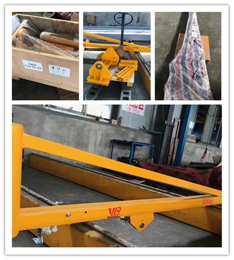 Warehouse 1ton 2ton 3ton 5ton 10ton Cantilever Swing Arm Jib Crane Workshop Crane Manufacturer