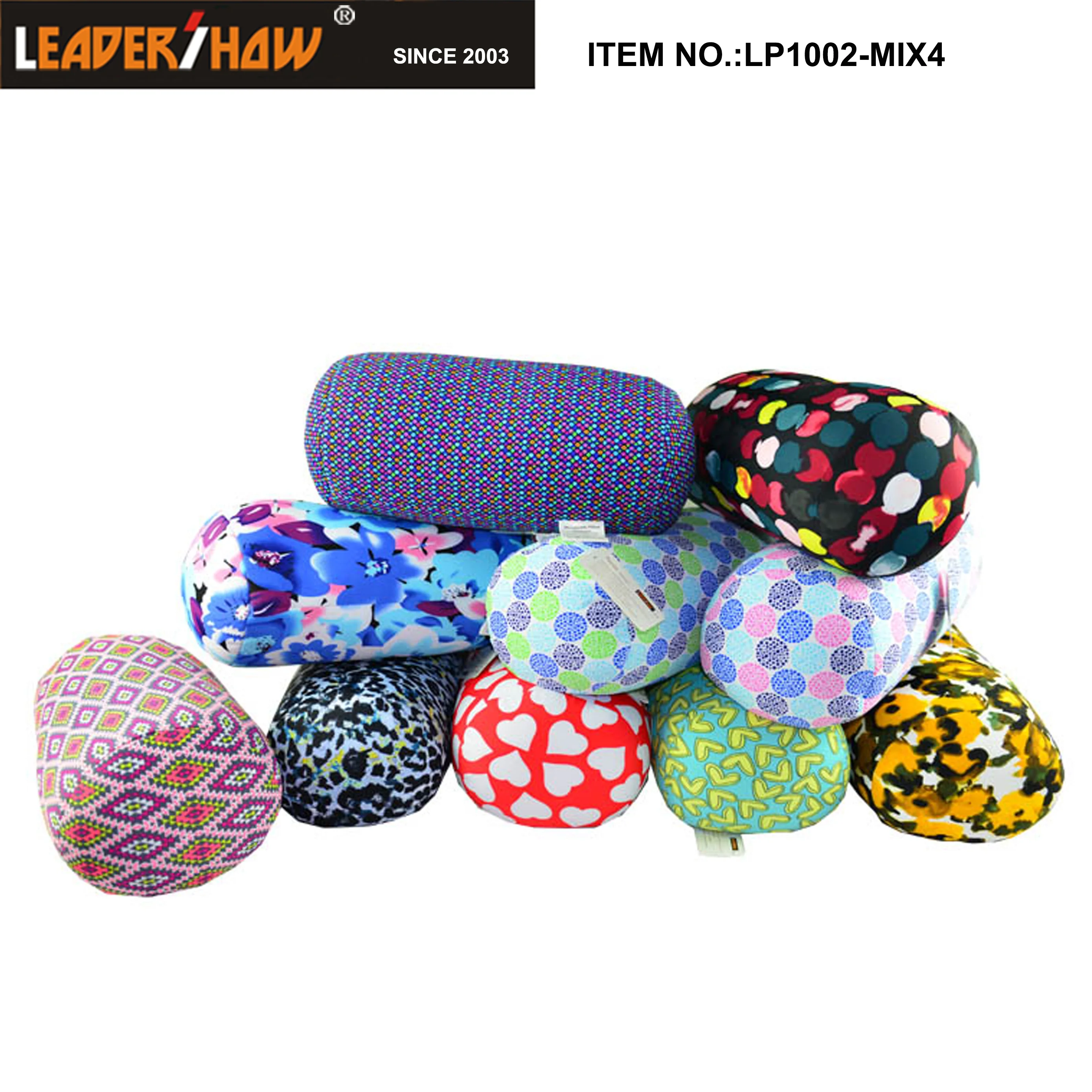 Wholesale Custom any color  sofa cushion tube cylinder shape microbeads massage hold pillow