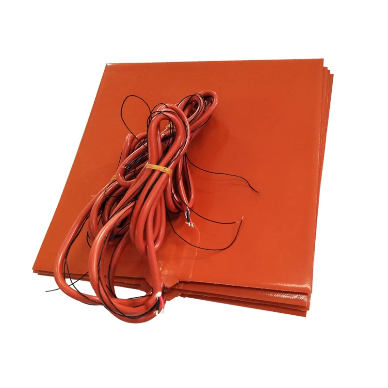 Custom 120V 220X220mm 250W Flexible Silicone Heated Bed Heater