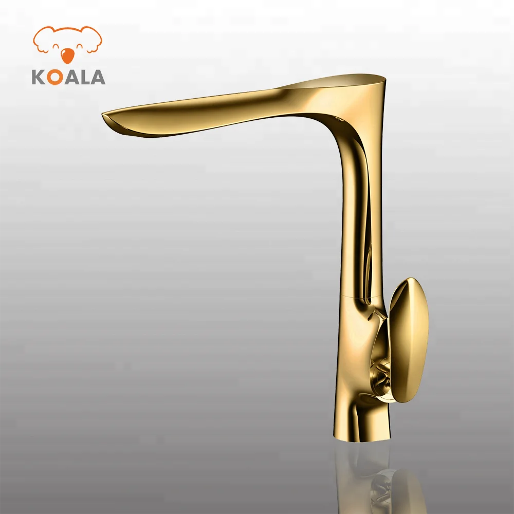 Nice Water-saving Venus Novelty Caravan Wc Solid Gold Fountain Chrome Gold-plated Bathroom Faucet