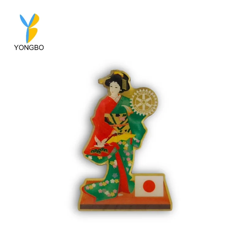 Customized Printing and Adhesive Drop Process for Brooches Figures Animals and Various Shapes