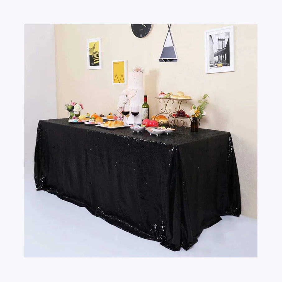 Sequined tablecloth american elegant tablecloth is loved by the public