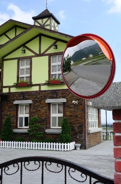 Safeguard Your Indoor And Outdoor Spaces Protuberant Mirror Safety Convex Mirrors With Good Abrasion Resistance
