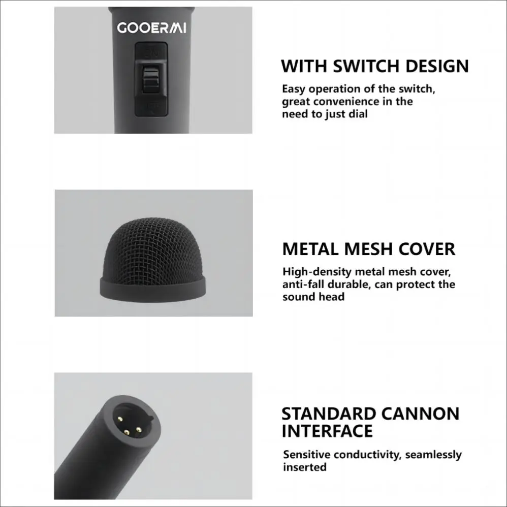 Professional Professional Karaoke Microphone With CE Certificate Karaoke Cable Microphone