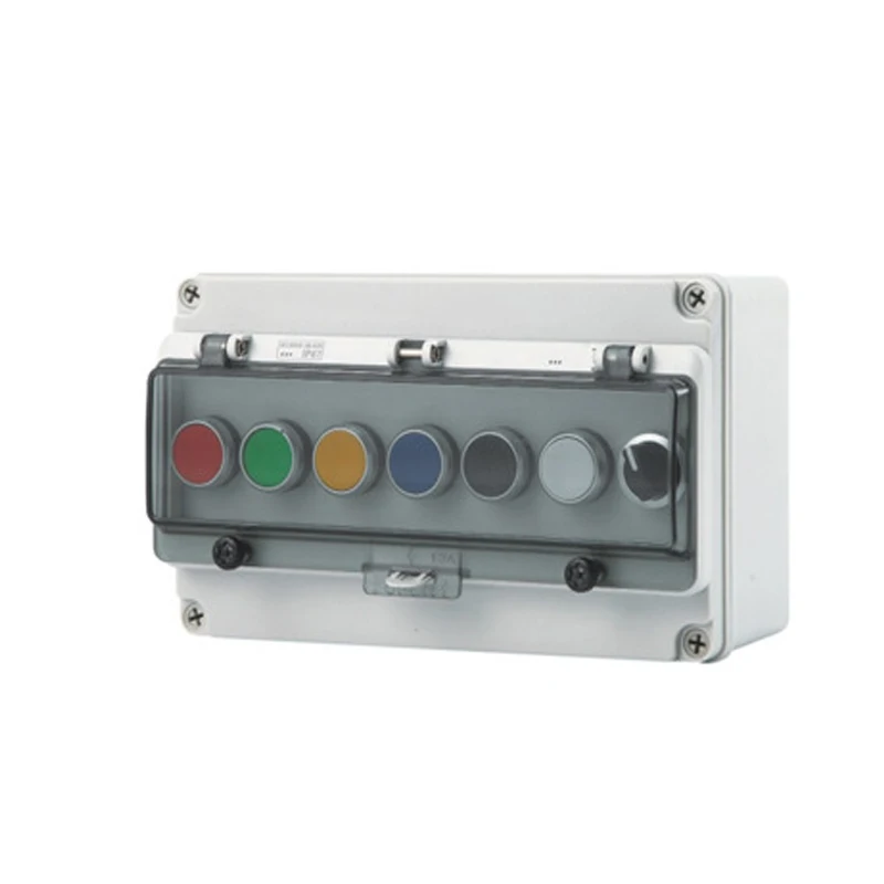 Outdoor IP67/NEMA Waterproof Electronic emergency stop button control Junction ABS PC Box