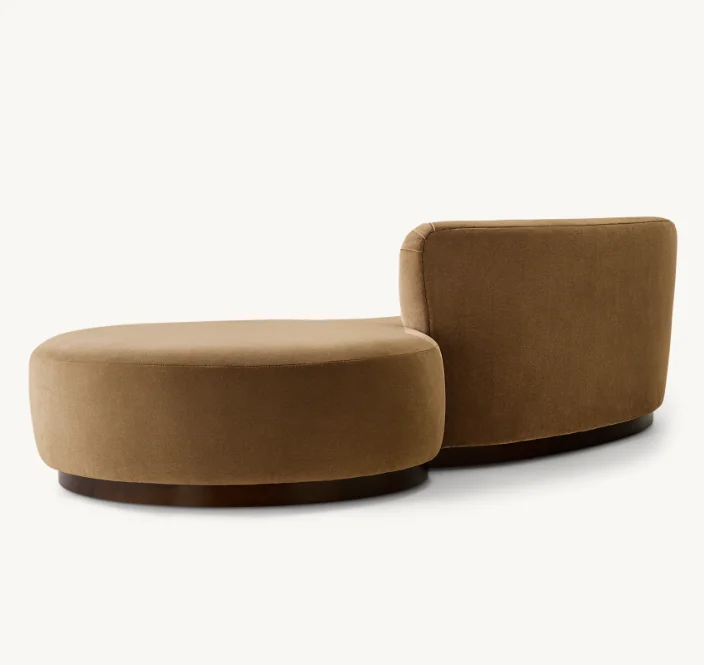 New Design Indoor Luxury Sofa Living Room Furniture Upholstered Wooden Plinth Base Long Couches Sofas