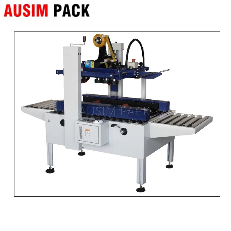 Hot Selling Brand New Original Inverter Plc Semi-automatic Conveyor Packing Sealer Taping Carton Sealing Box Closing Machine