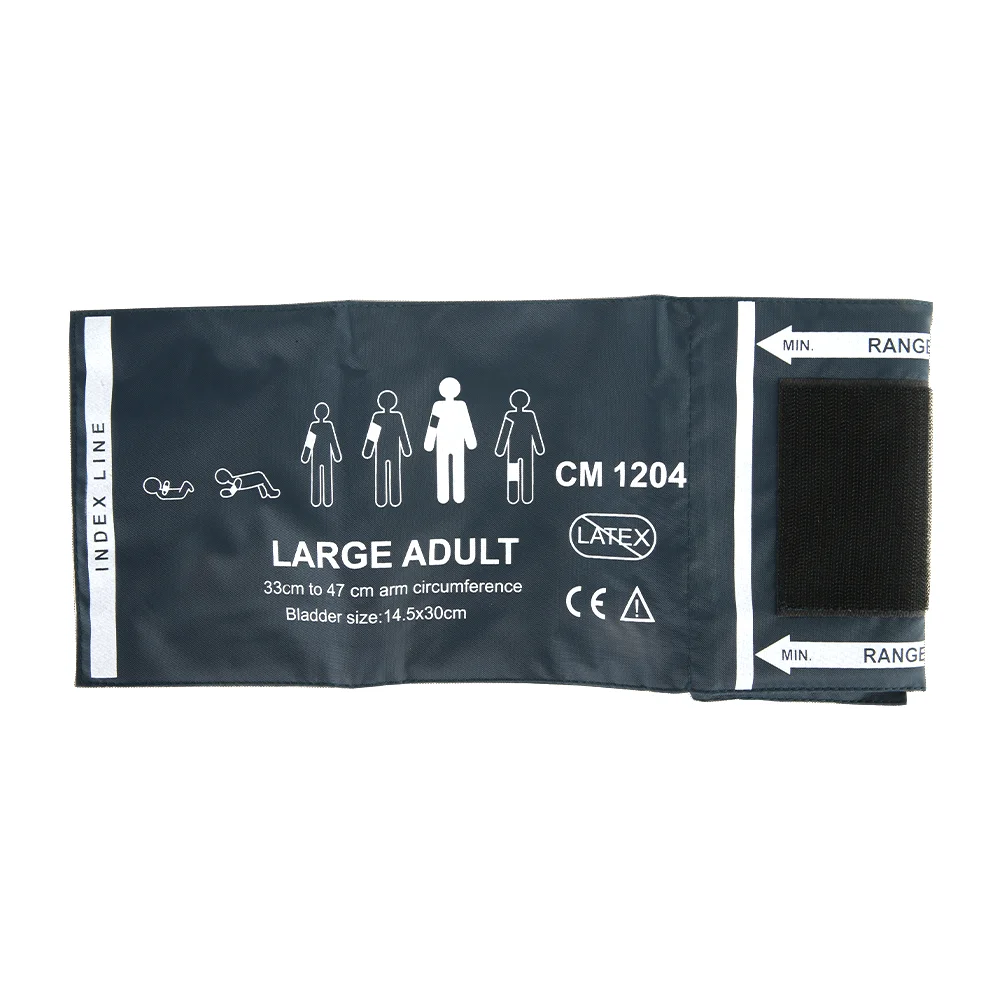 Медицинская многоразовая двойная тюбинг большая манжета для взрослых с мочевым пузырем рука cir 33-47 см