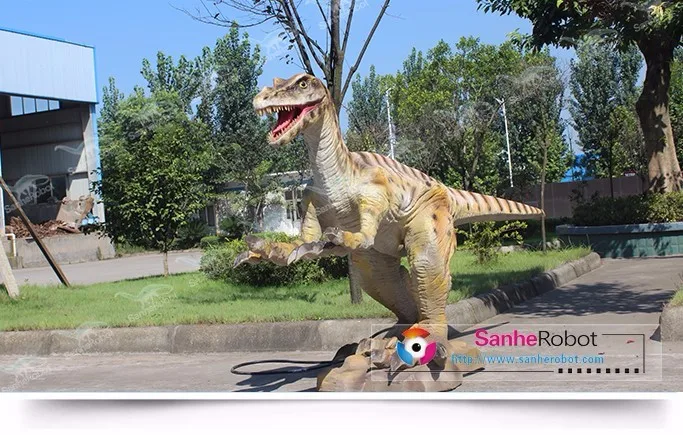 Theme park large animatronic dinosaur model 3D Alive Giganotosaurus animatronic