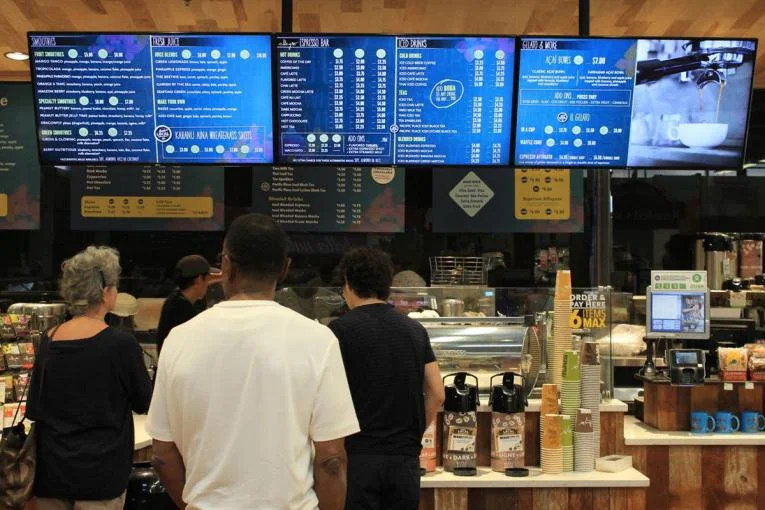 Customization 55 inch 1920*1080pixel Digital Menu Board lcd screen display