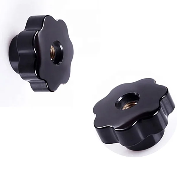 Hot saleThread rod Male Lobe knob brass insert Female knob Factory price handle knobs made in china handle