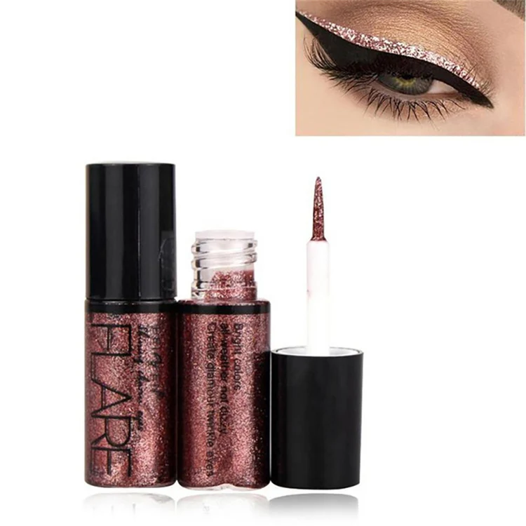 Hot seller cosmetic Kit chameleon Long Lasting Waterproof Shining  Liquid Metallic Eye Glitter Makeup Eyeshadow