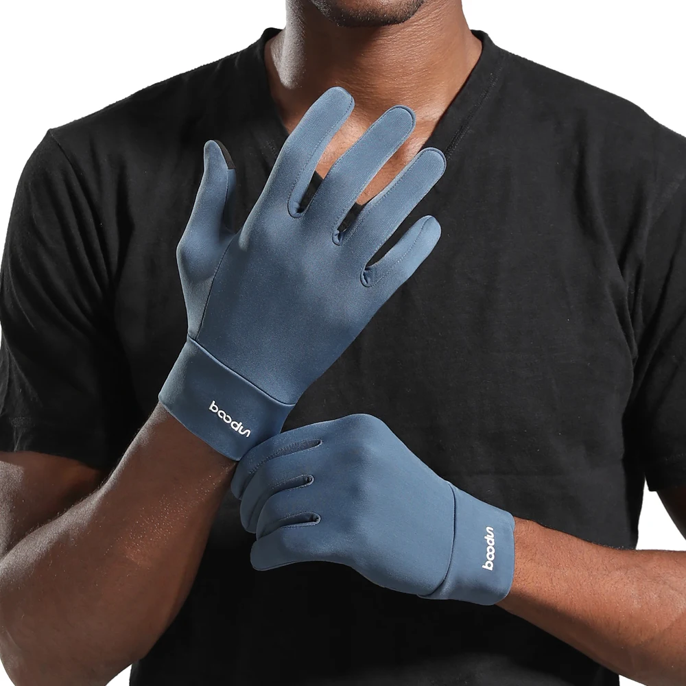BD1054  Winter Unisex Full Finger Non-slip Wear-resistant Durable Touch Screen Keep Warm Outdoor Running Gloves