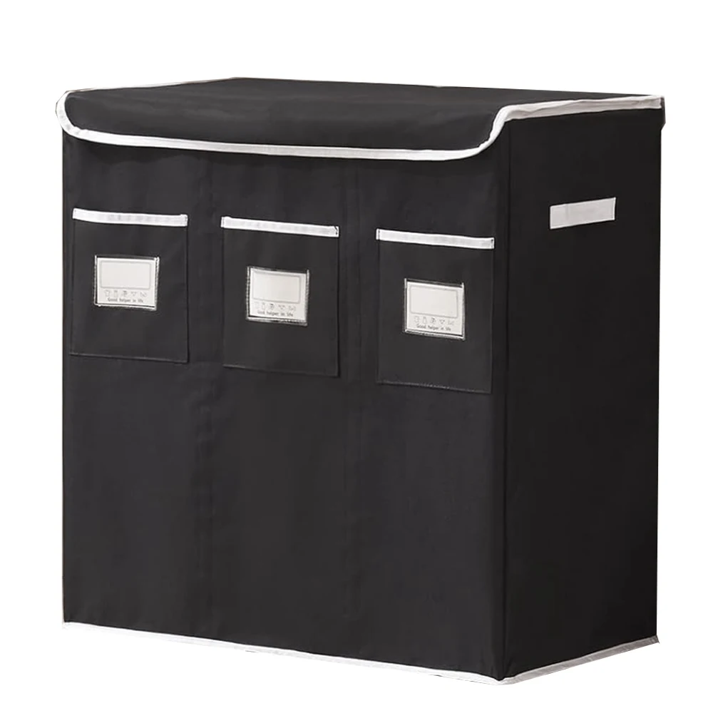 Extra Large Capacity and Durable Design Ideal for Organizing Clothes Stylish Laundry Basket with Lid