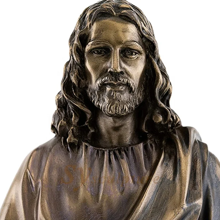 Factory Casting Metal Brass Jesus Sculpture Life Size Bronze Statue For Garden Decoration