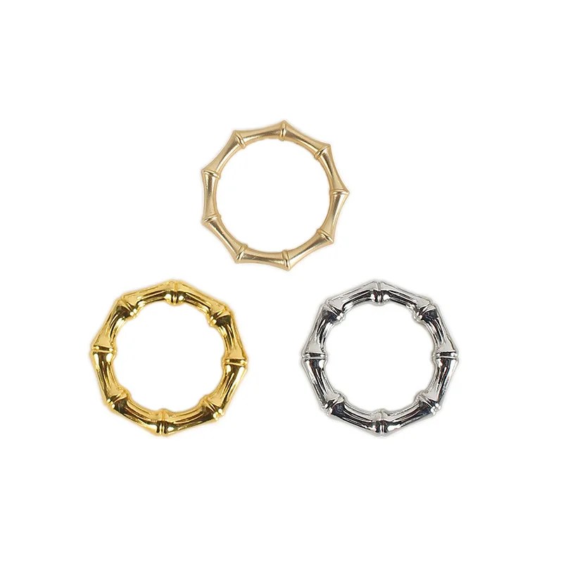 2023 wholesale  Bamboo Knuckles Style napkin rings holder wedding christmas table decorations