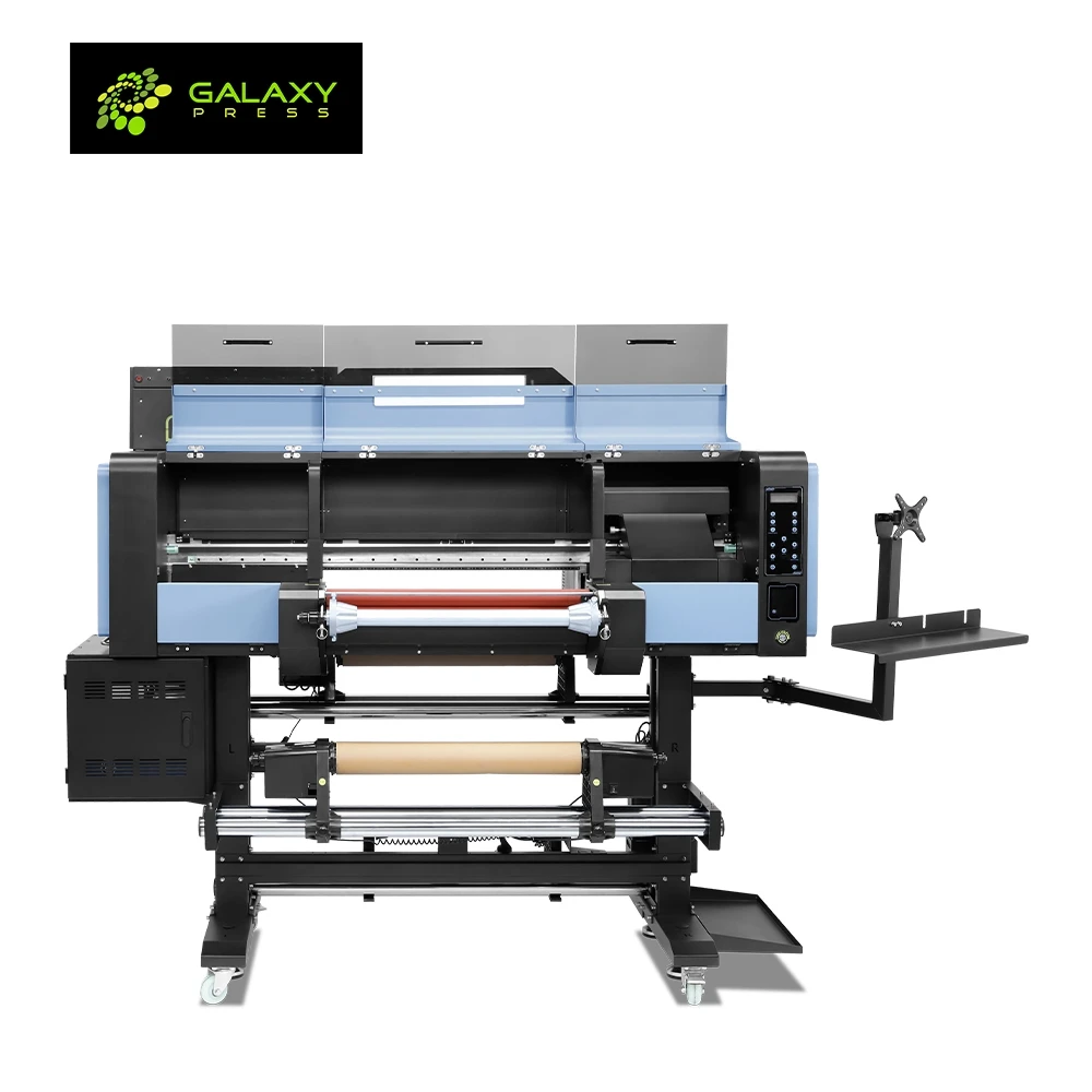 Dtf Station Aries 124 60Cm  4 Epsons I1600 Head Uv Dtf Sticker Printer Machine With Laminator For Promotion Business