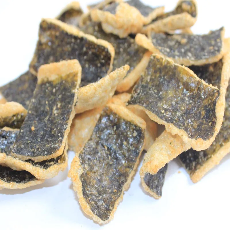 Crispy Seaweed Tempura Crackers Snacks