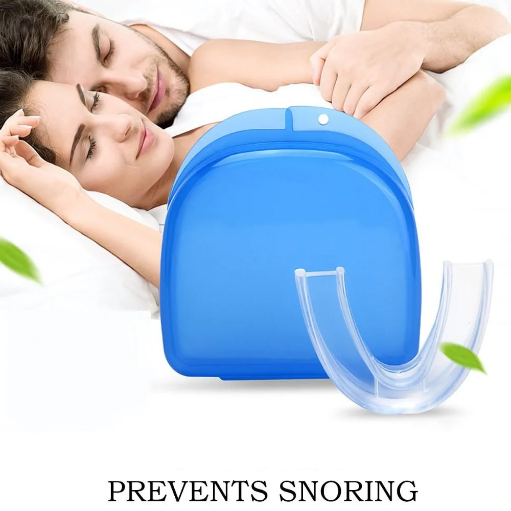 Полость рта против храпа, мундштук для предотвращения апноэ, поднос для бруксизма, помощь при сну, здоровый уход за зубами