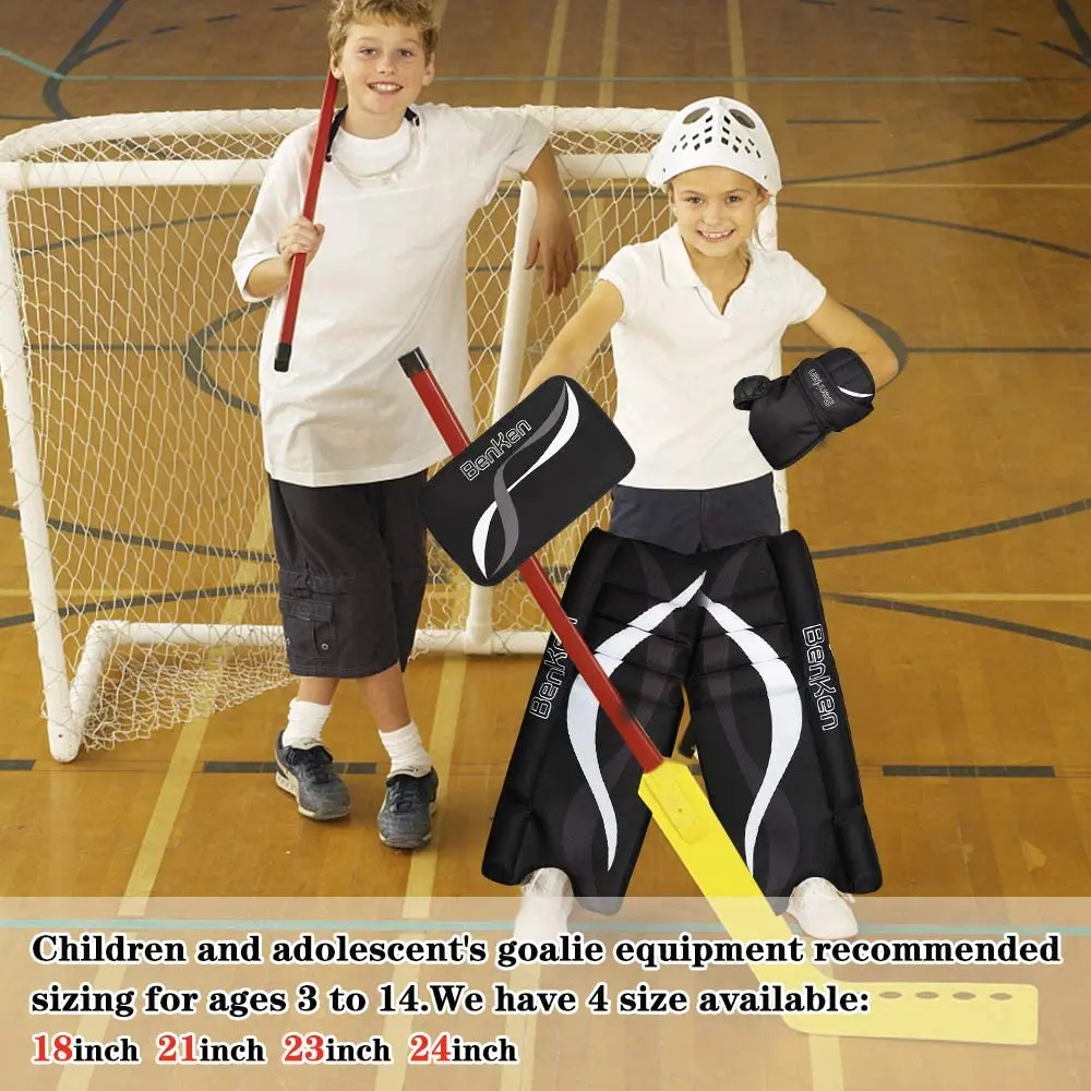 Benken Professional Street Hockey Sports Protection Gear Goalkeeper Gloves Ice Hockey Equipment for Lacrosse & Goalie