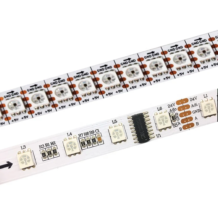  Светодиодная лента digital smart pixel rgb wrgb 3w 12v 2812b ws2813