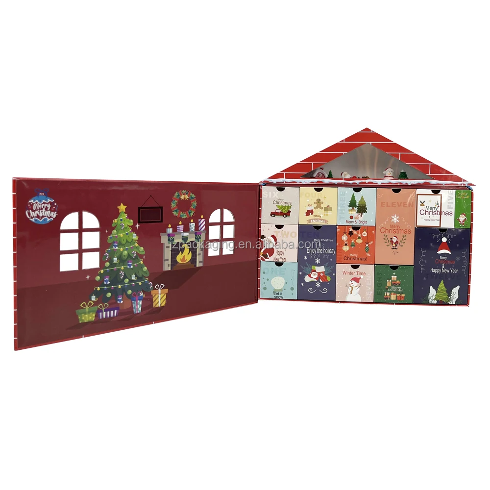 Competitive Price Wholesale Christmas Advent Calendar Kids Empty Advent Calendar Box ODM Golden Supplier OEM Advent Calendar