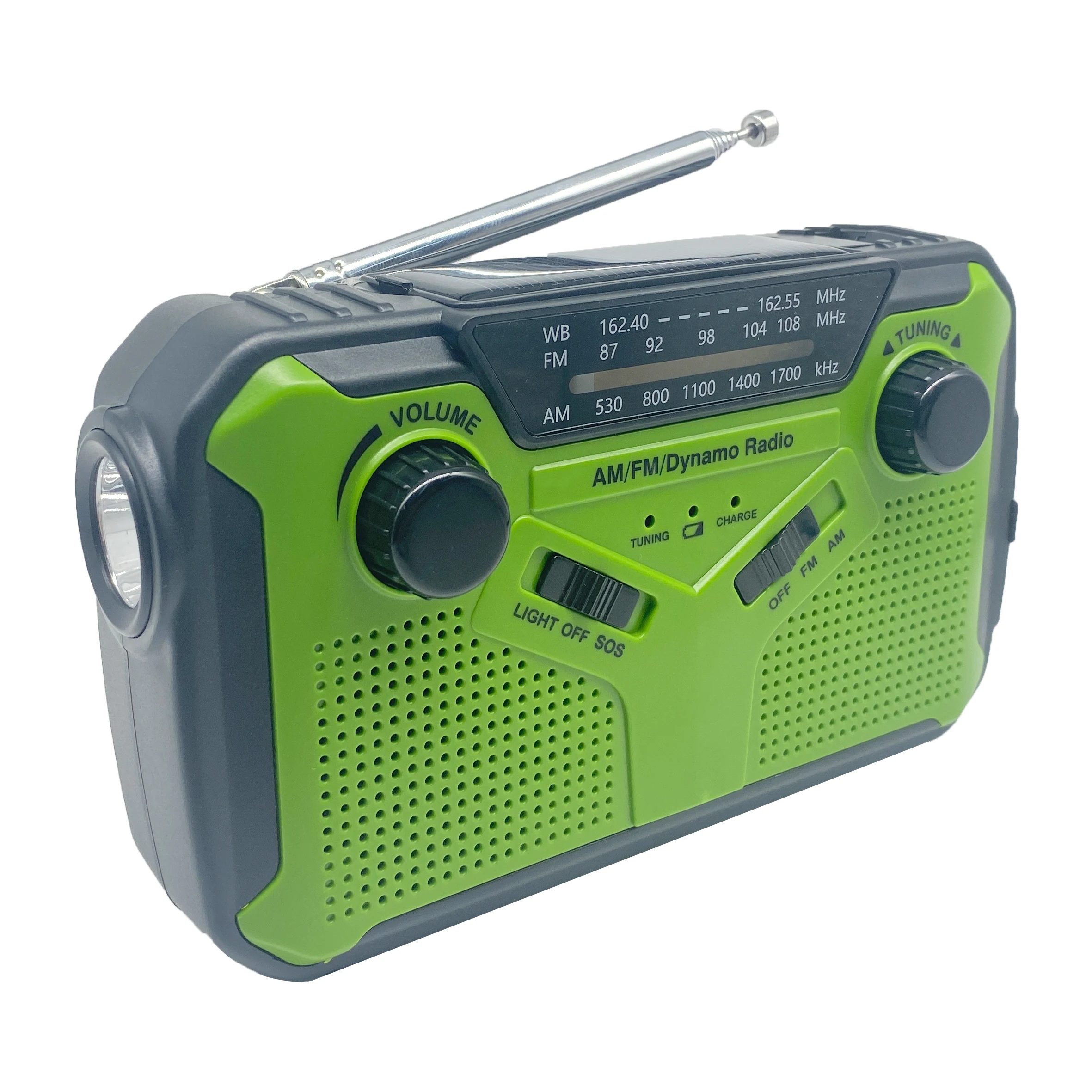 Emergency Solar Hand Crank Portable Weather Radio NOAA/AM/FM Shortwave Outdoor Survival Portable DAB+ Radio