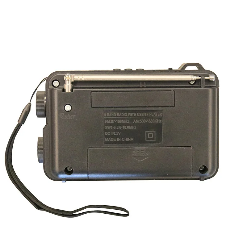 Многодиапазонное радио с USB TF фонарик солнечная панель и беспроводная связь аварийная Солнечная перезаряжаемая радиостанция