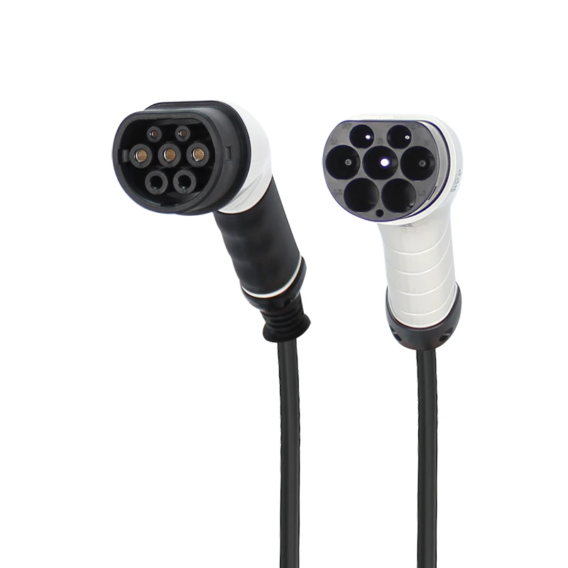 Manufacturers wholesale ev charger cable 5m IEC62196 ev charger plug portable type 2 to type 2 ev charging cable 32a
