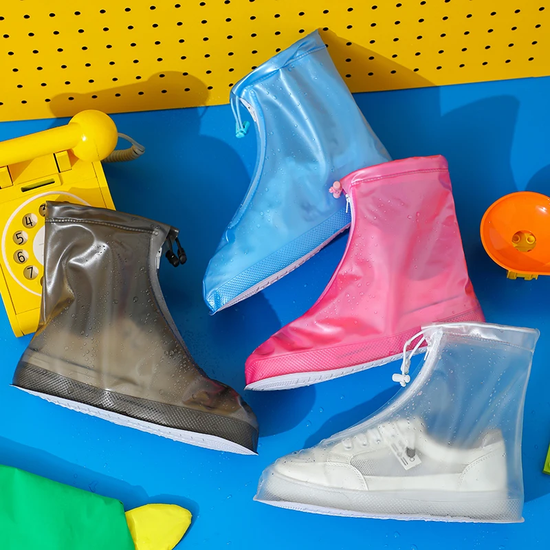 Durable Waterproof Shoes Covers Non-slip PVC man and woman Water Proof Shoe Cover