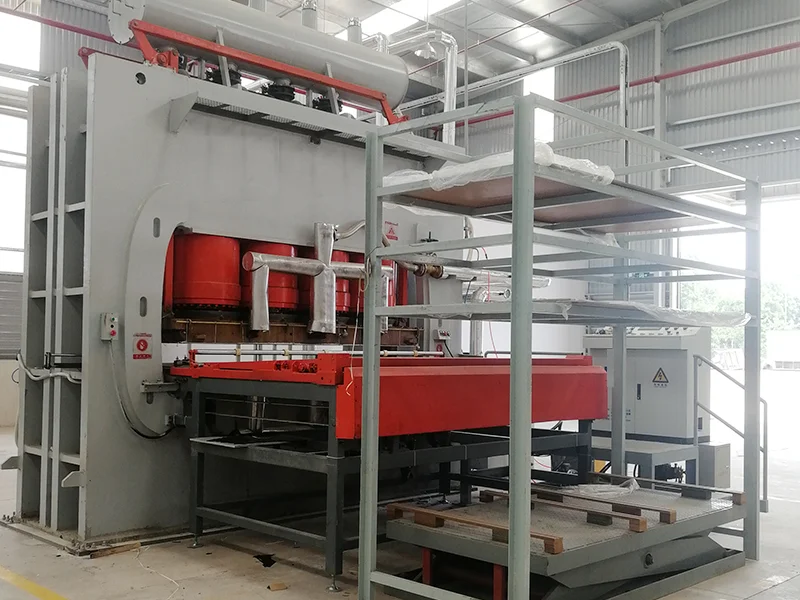 Romeroca Frame Structure Simple Operation Laminate Flooring Production Line Hot Press Machine