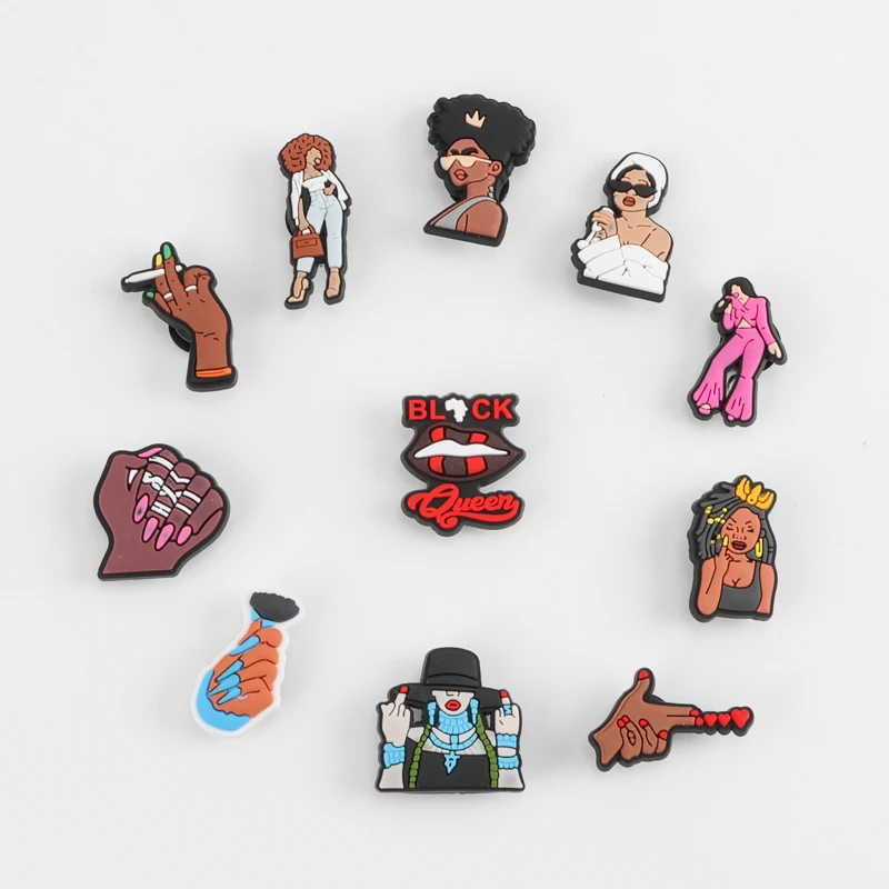 2023 New Arrival Classic Custom Cartoon PVC Croc Charms Wholesale  Mexican Shoe Charms for croc shoes accessories