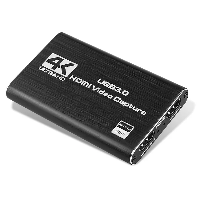 HDMI-IN видеозахвата USB3.0 1080P 60FPS карта захвата коробка для Windows Linux