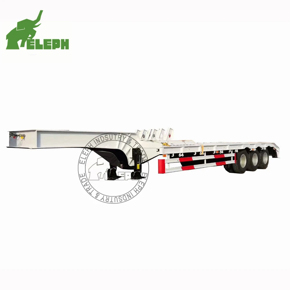 20ft small low bed trailer and trailer parts