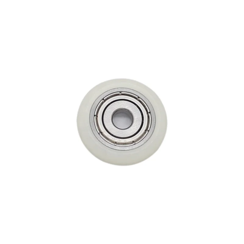High quality S605ZZ POM SUS420 Stainless steel pulley polyformaldehyde 4x20x5mm 605 shower room wheels polyurethane roller with bearing